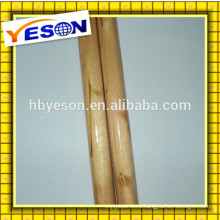 high dried varnished wooden mop sticks